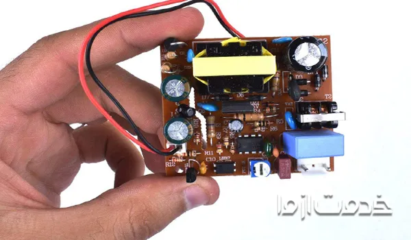 تعمیر برد تغذیه دوربین آیفون تصویری