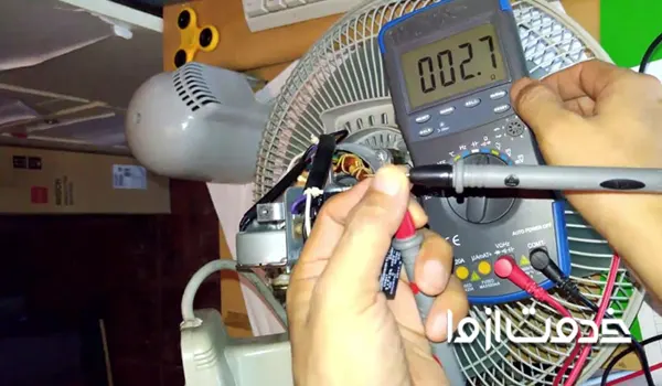 مولتی متر و تست خازن پنکه