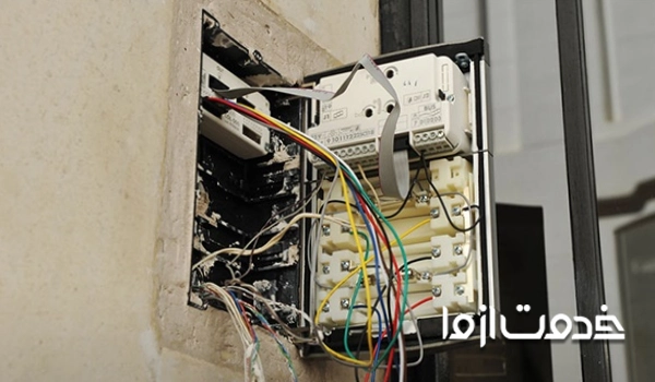 اتصال در سیم کشی، علت یکسره زنگ خوردن آیفون تصویری