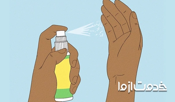 استفاده از اسپری‌های بازدارنده طعم‌دار در تربیت سگ