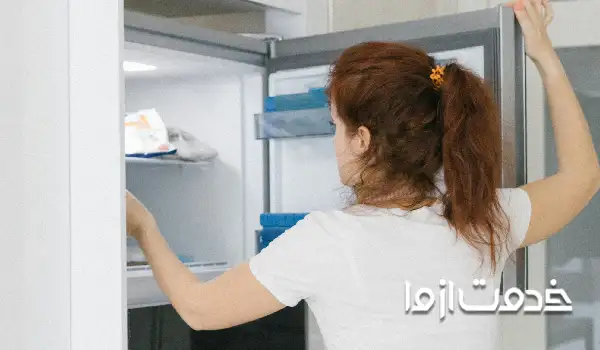 سفت باز شدن درب یخچال