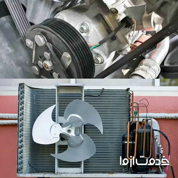 علت داغ شدن کمپرسور به دلیل خرابی فن کولر گازی
