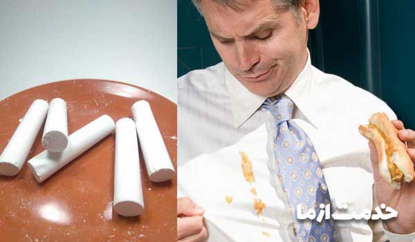 لکه روغن روی لباس