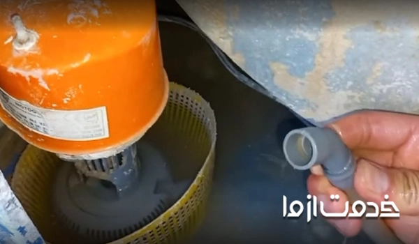 جدا کردن شیلنگ پمپ آب کولر