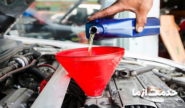 تعویض روغن موتور پراید