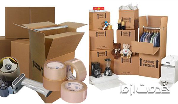 کارتن بسته بندی اسباب کشی 