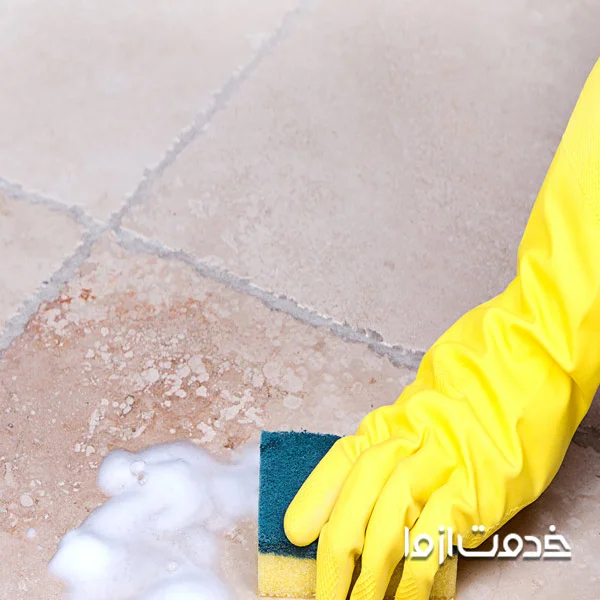 تمیز کردن سرامیک خانه نوساز