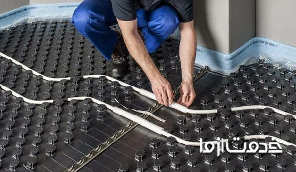 لوله کشی گرمایش از کف