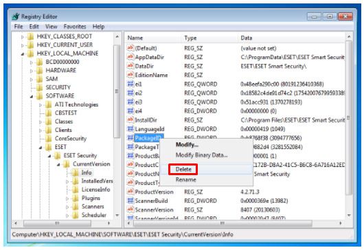 حذف پسورد آنتی ویروس نود 32