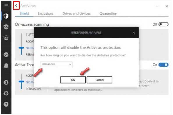 غیر فعال کردن موقت بیت دیفندر 2017 چگونه آنتی ویروس ویندوز 10 را غیر فعال کنیم روش غير فعال كردن آنتي ويروس eset internet security