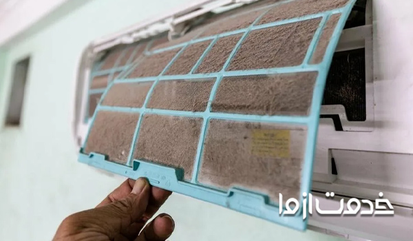 نحوه تمیز کردن فیلتر کولر گازی