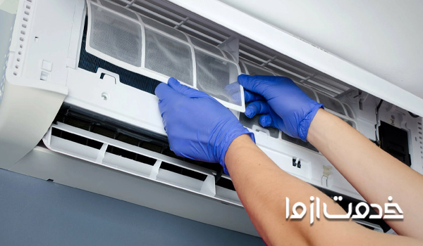 چگونه فیلتر کولر گازی را تمیز کنیم