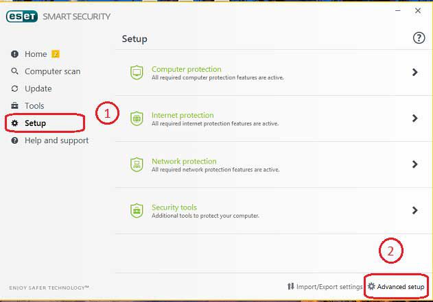 اعتماد سازی در آنتی ویروس نود32 (ای ست) از طریق exclude 