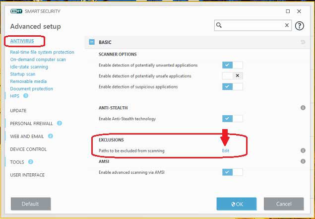 نحوه اعتماد سازی یک فایل به آنتی ویروس نود 32 ورژن 12