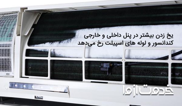 علت یخ زدن کولر گازی