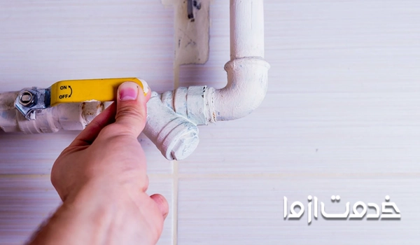 پوشاندن لوله گاز روکار