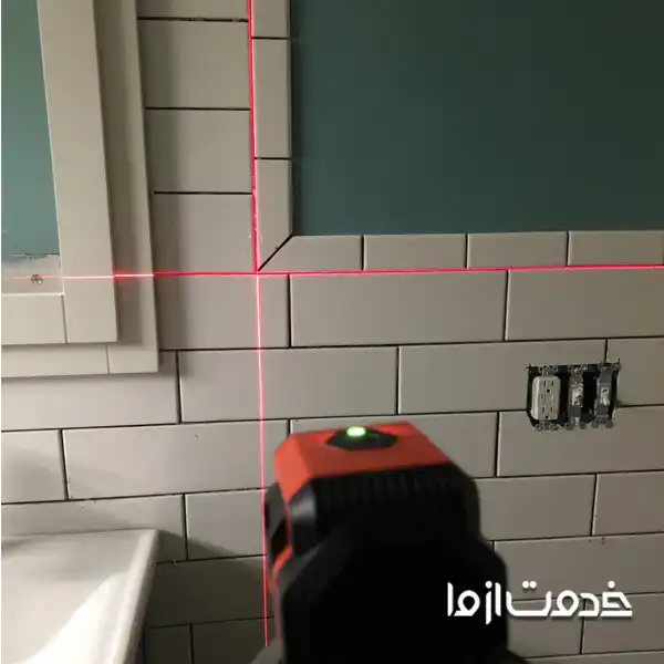 آموزش خط تراز کاشی‌کاری