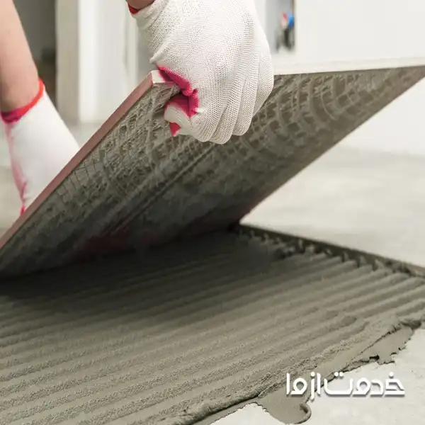 نحوه نصب سرامیک کف