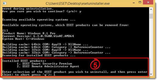 حذف انتی ویروس نود 32