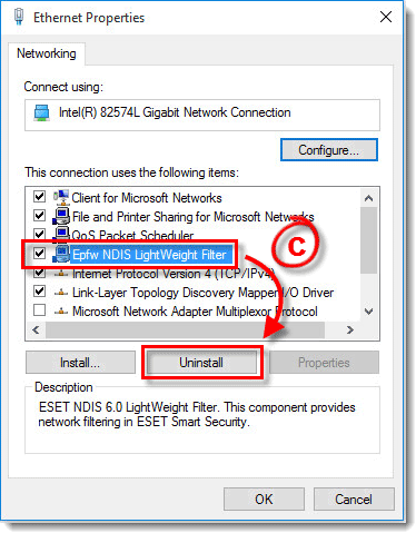 حذف انتی ویروس نود 32
