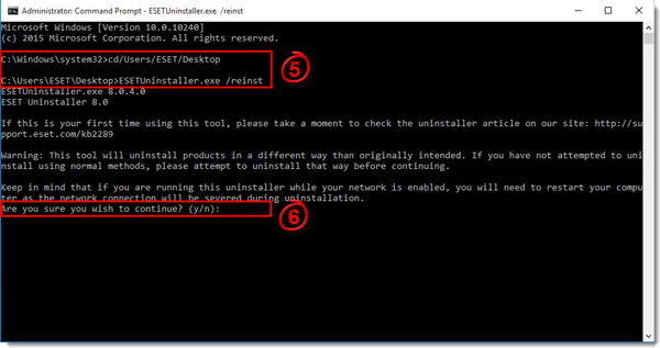 حذف انتی ویروس نود 32