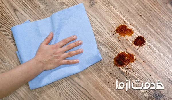 لکه جوهر چطور از روی کف پوش پاک می‌شود؟