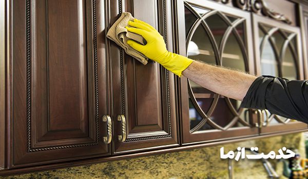 تمیز کردن کابینت