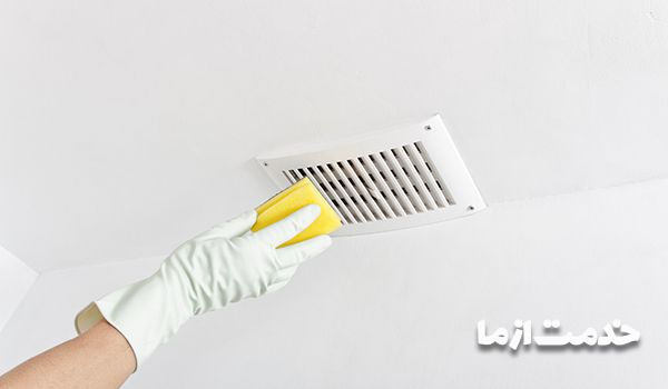 تمیز کردن سقف خانه