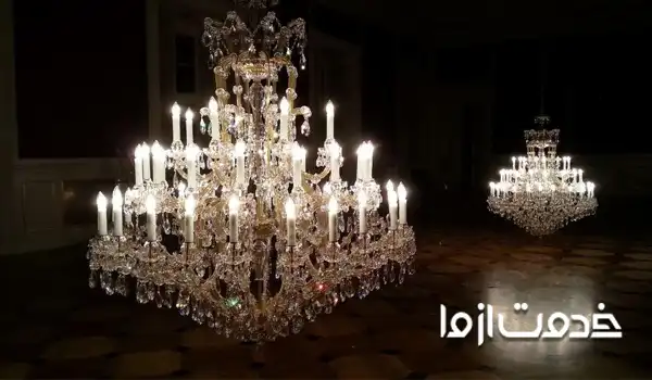 پاک کردن لوستر 