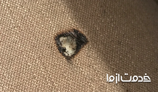 رفو مبل سوخته