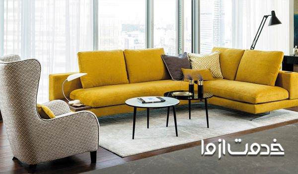 مراحل تعمیر و تعویض پارچه مبل 