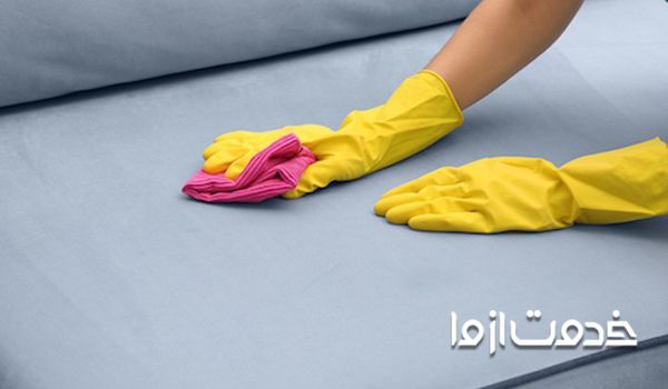 از بین بردن لکه مبل با جوش شیرین