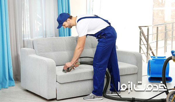 پاک کردن لکه مبل