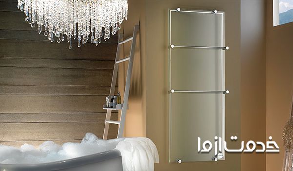 شوفاژ حمام شیشه ای