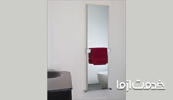 حوله خشک کن حمام آینه ای