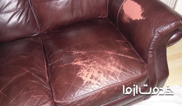 تعمیر مبل چرم در خانه