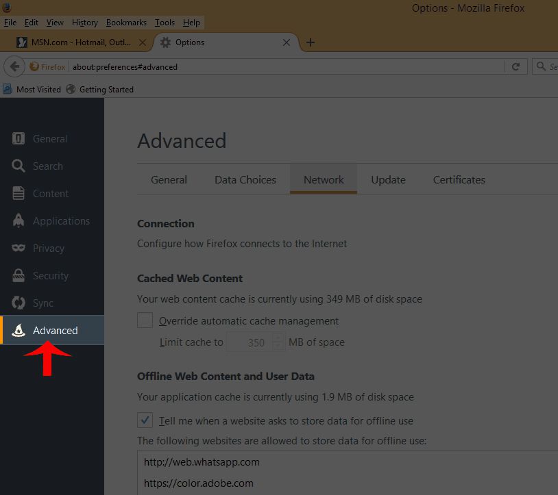 آموزش حذف کش مرورگر فایرفاکس و پاک کردن کش فایرفاکس