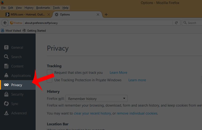 نحوه حذف کش مرورگر فایرفاکس