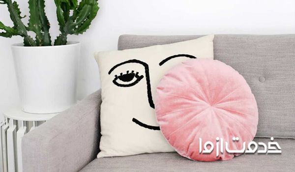 اموزش دوخت دکمه وسط کوسن