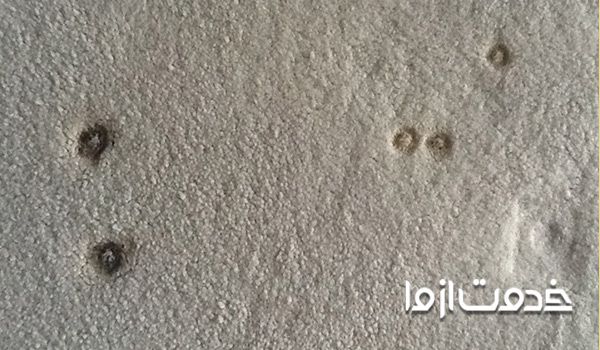 رفع سوختگی فرش ماشینی با زغال رفع رنگ زرد سوختگی فرش  روش از بین بردن سوختگی سطحی فرش