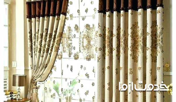 تاثیر رنگ بنفش در اتاق خواب / پرده پذیرایی