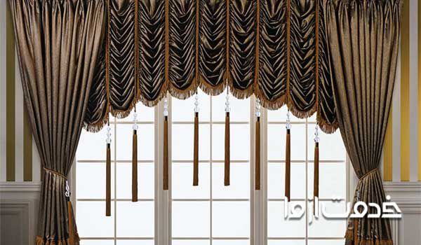 مدل پردهای جدید پذیرایی ساده 2018