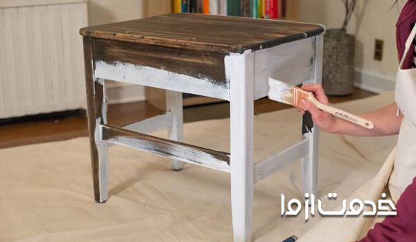 اموزش رنگ کاری مبل