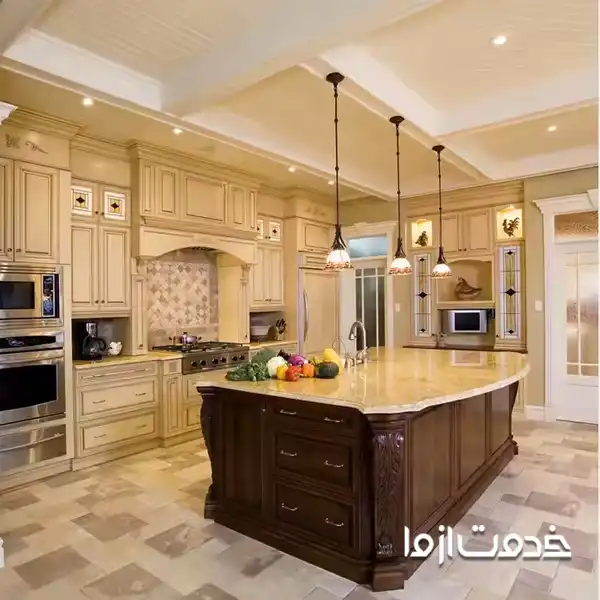 رنگ کرم استخوانی برای کابینت ممبران 