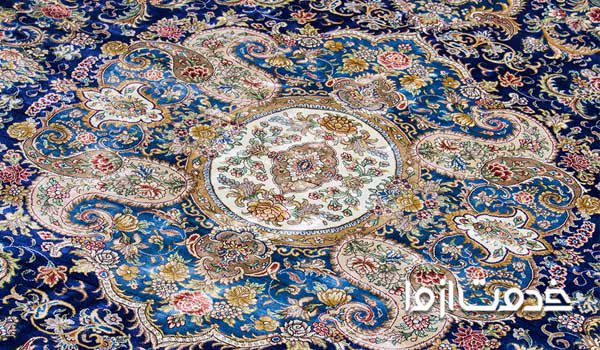 نگهداری فرش دستباف لوله شده