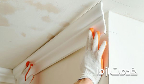 ترمیم ترک سقف گچی