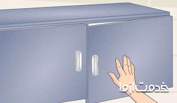 تعمیر افتادگی درب کابینت