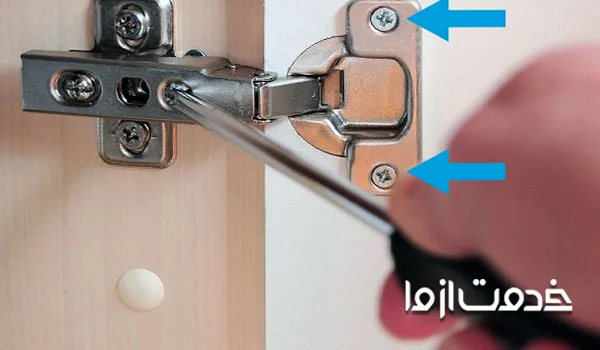 نحوه جا انداختن لولای کابینت