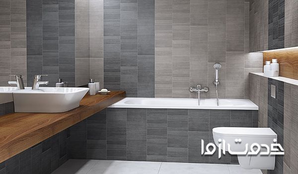انواع دیوارپوش ضد آب در حمام و سرویس بهداشتی