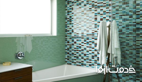 انواع دیوارپوش ضد آب در حمام و سرویس بهداشتی